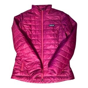 Patagonia Nano Puff Women’s Jacket raspberry color size small